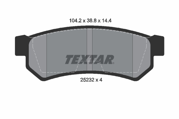 Textar Remblokset 2523201