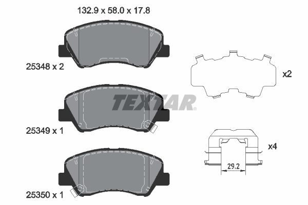 Textar Remblokset 2534801