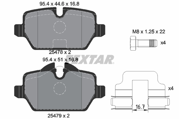 Textar Remblokset 2547801