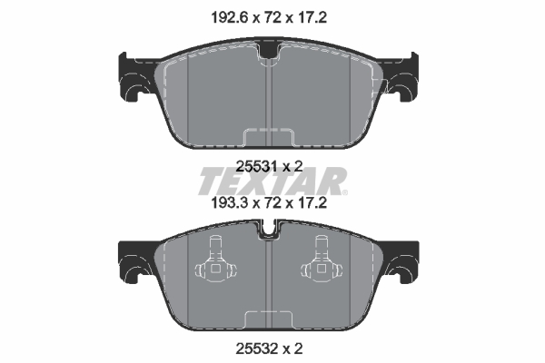 Textar Remblokset 2553103