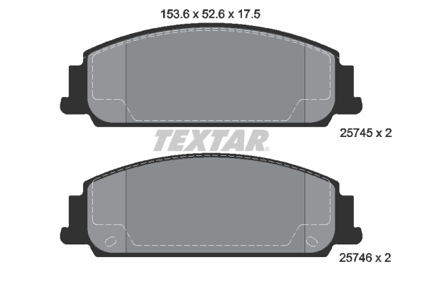 Textar Remblokset 2574501