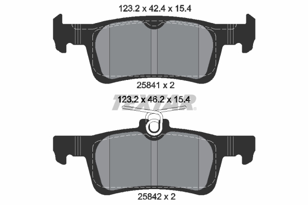 Textar Remblokset 2584101