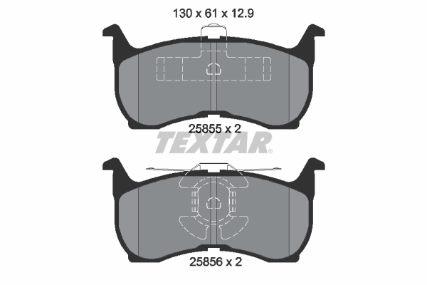 Textar Remblokset 2585501