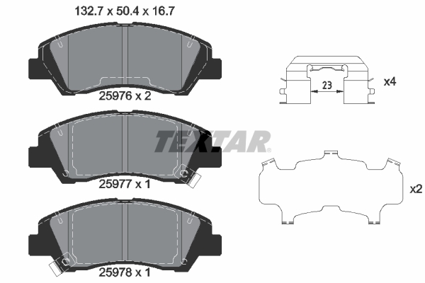 Textar Remblokset 2597601