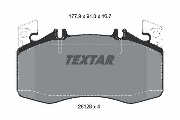 Textar Remblokset 2612801