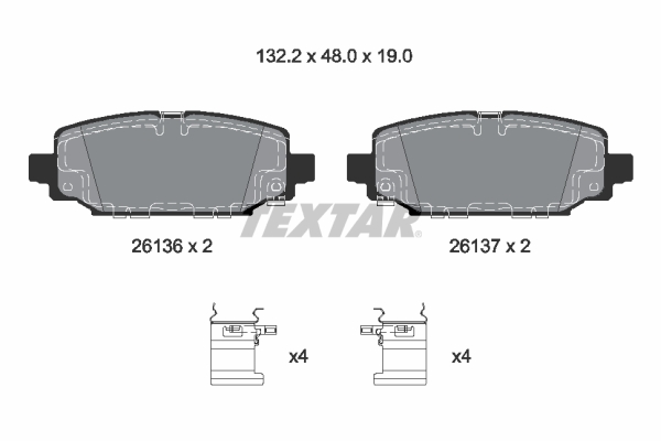 Textar Remblokset 2613601