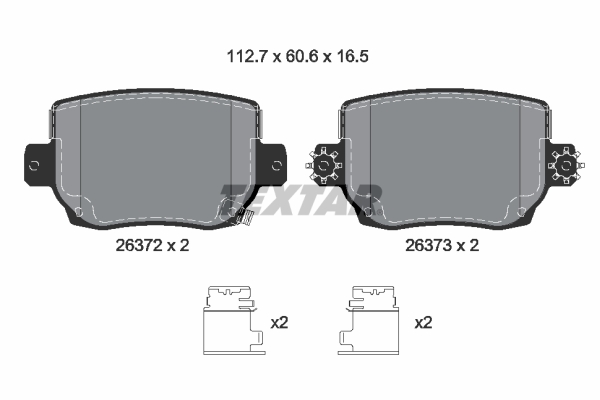 Textar Remblokset 2637201