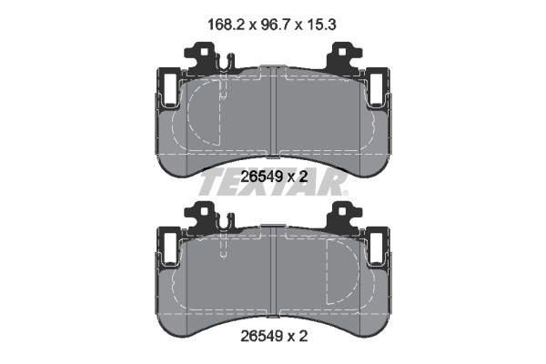 Textar Remblokset 2654901