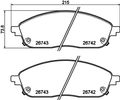 Textar Remblokset 2674201