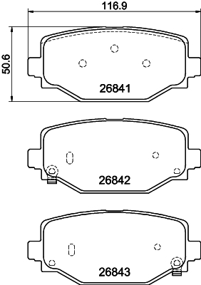 Textar Remblokset 2684101