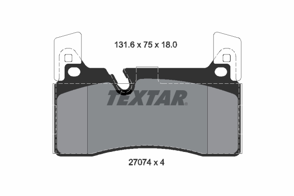 Textar Remblokkenset, schijfrem 2707401