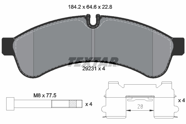 Textar Remblokset 2923101