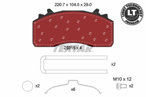 Textar Remblokset 2931501