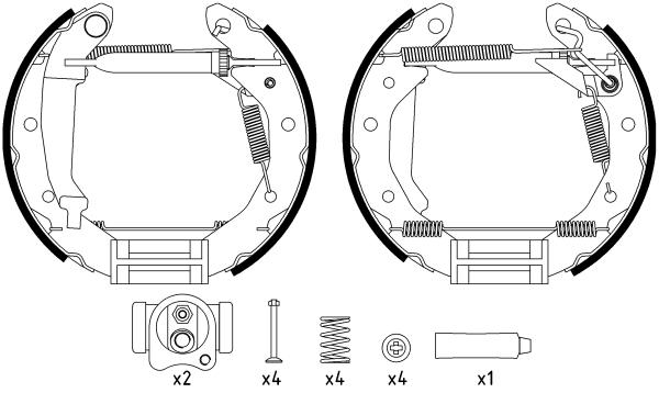 Textar Remschoen set 84054000