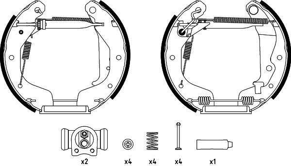 Textar Remschoen set 84062500