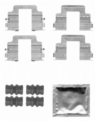 Textar Rem montageset 82505500