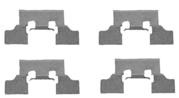 Textar Rem montageset 82506700