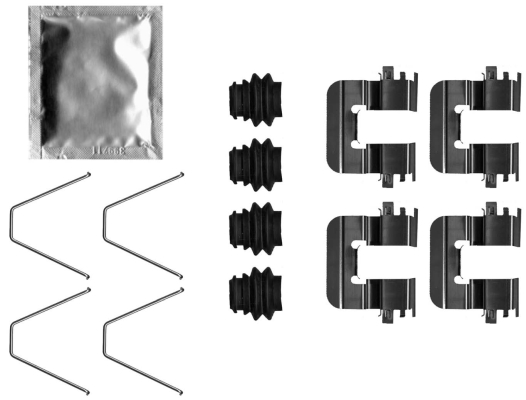 Textar Rem montageset 82551600