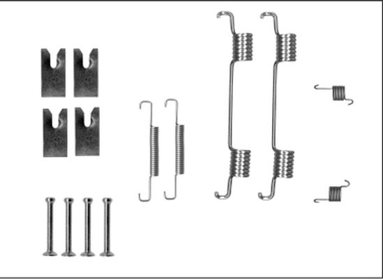 Textar Rem montageset 97043100