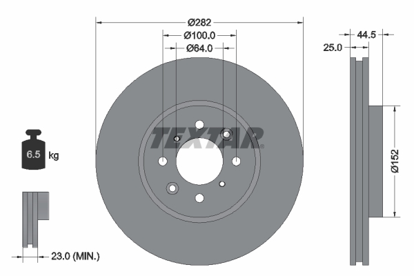 Textar Remschijven 92170703