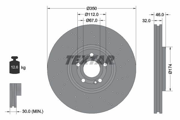 Textar Remschijven 92324205