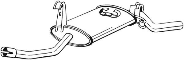 Bosal Achterdemper 105-881