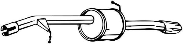 Bosal Achterdemper 135-111