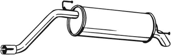 Bosal Achterdemper 148-161