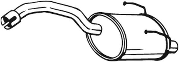 Bosal Achterdemper 148-187