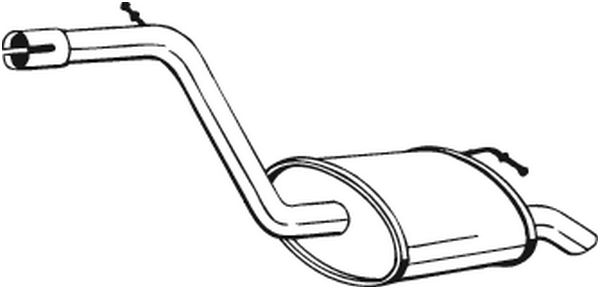 Bosal Achterdemper 154-181