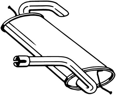 Bosal Achterdemper 154-995