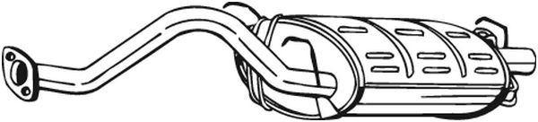 Bosal Achterdemper 163-349