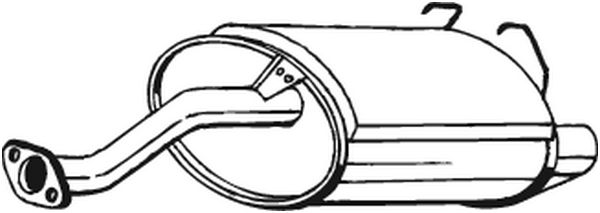 Bosal Achterdemper 163-725