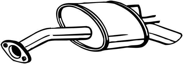 Bosal Achterdemper 165-285