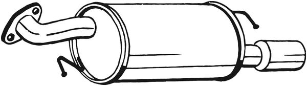 Bosal Achterdemper 171-179