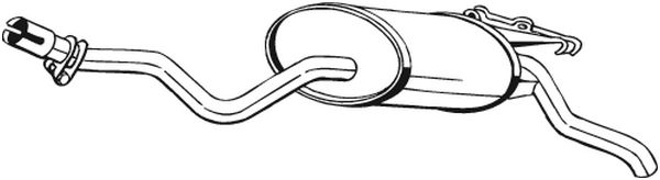 Bosal Achterdemper 175-345