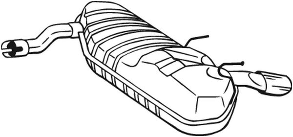 Bosal Achterdemper 185-121