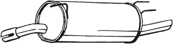 Bosal Achterdemper 185-157