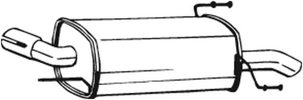 Bosal Achterdemper 185-201