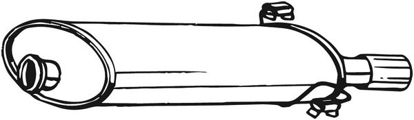 Bosal Achterdemper 190-235