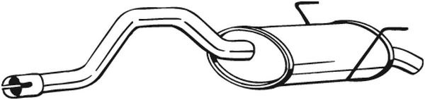 Bosal Achterdemper 200-157