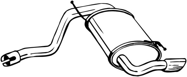 Bosal Achterdemper 200-251