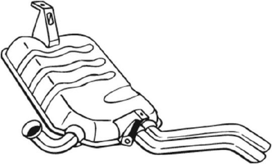 Bosal Achterdemper 200-823