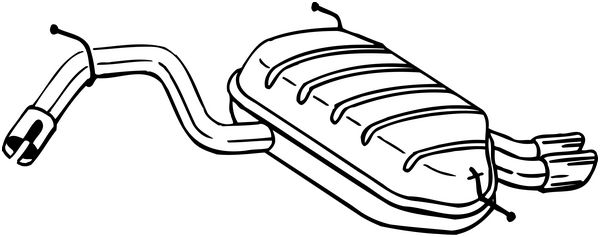 Bosal Achterdemper 220-109