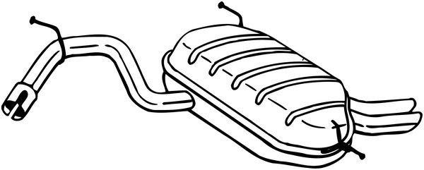 Bosal Achterdemper 220-677