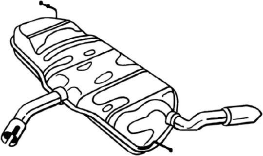 Bosal Achterdemper 233-449