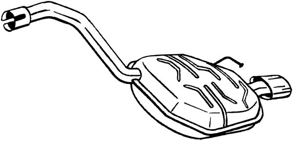 Bosal Achterdemper 235-211