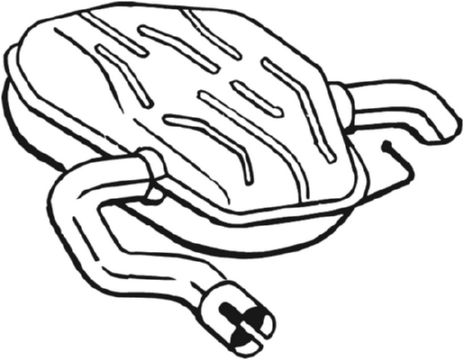 Bosal Achterdemper 235-241