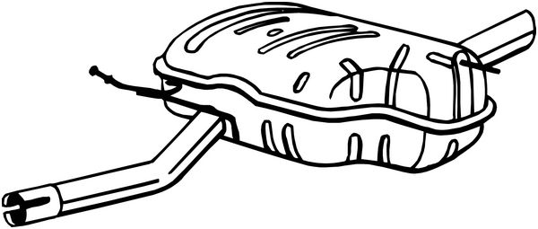 Bosal Achterdemper 247-101