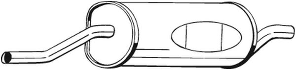 Bosal Achterdemper 247-893